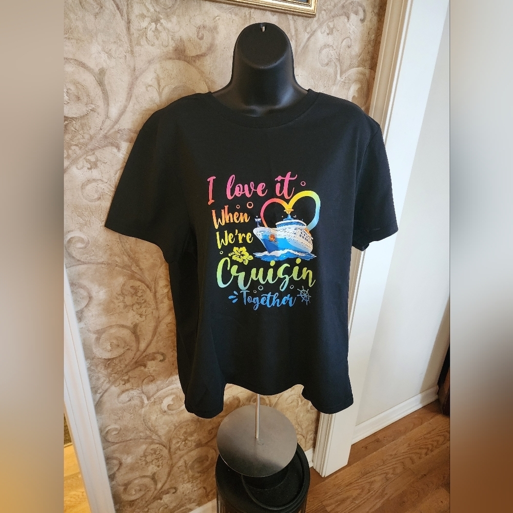 II - Black Graphic Tee - Cruisin' Together